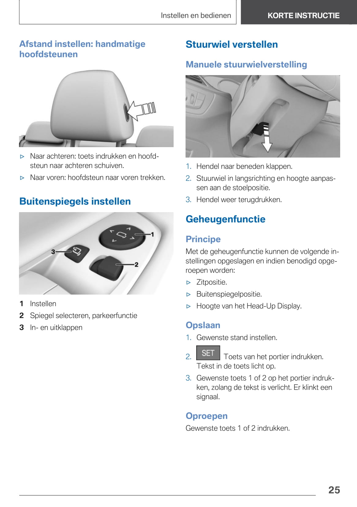 2020 BMW X3 Plug-in Hybrid Owner's Manual | Dutch