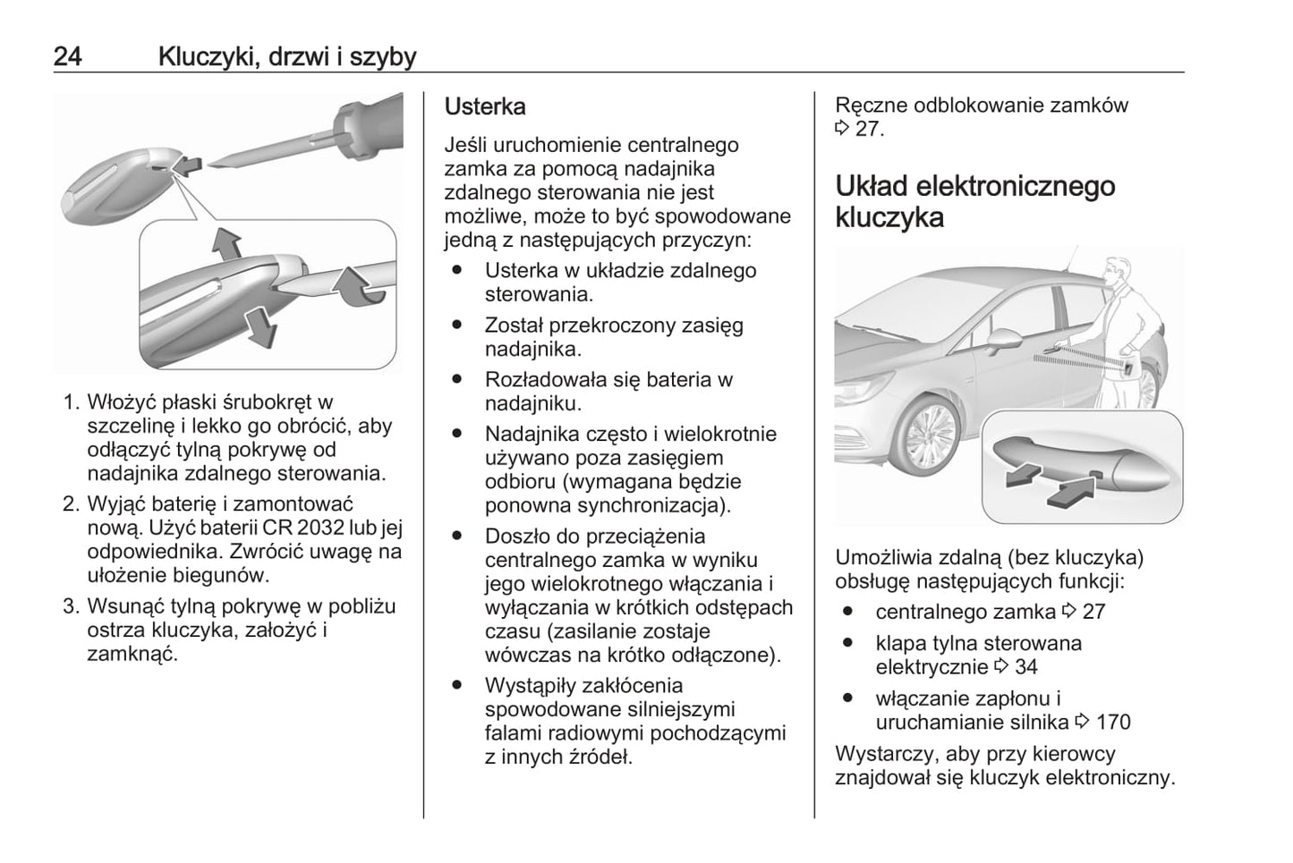 2019-2020 Opel Astra Bedienungsanleitung | Polnisch