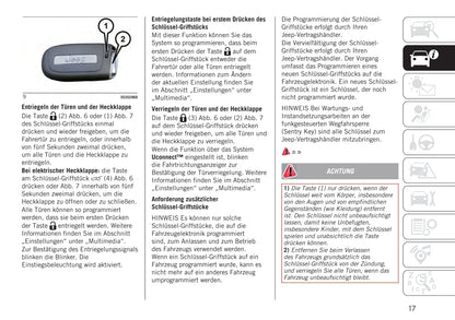 2020-2021 Jeep Compass Owner's Manual | German