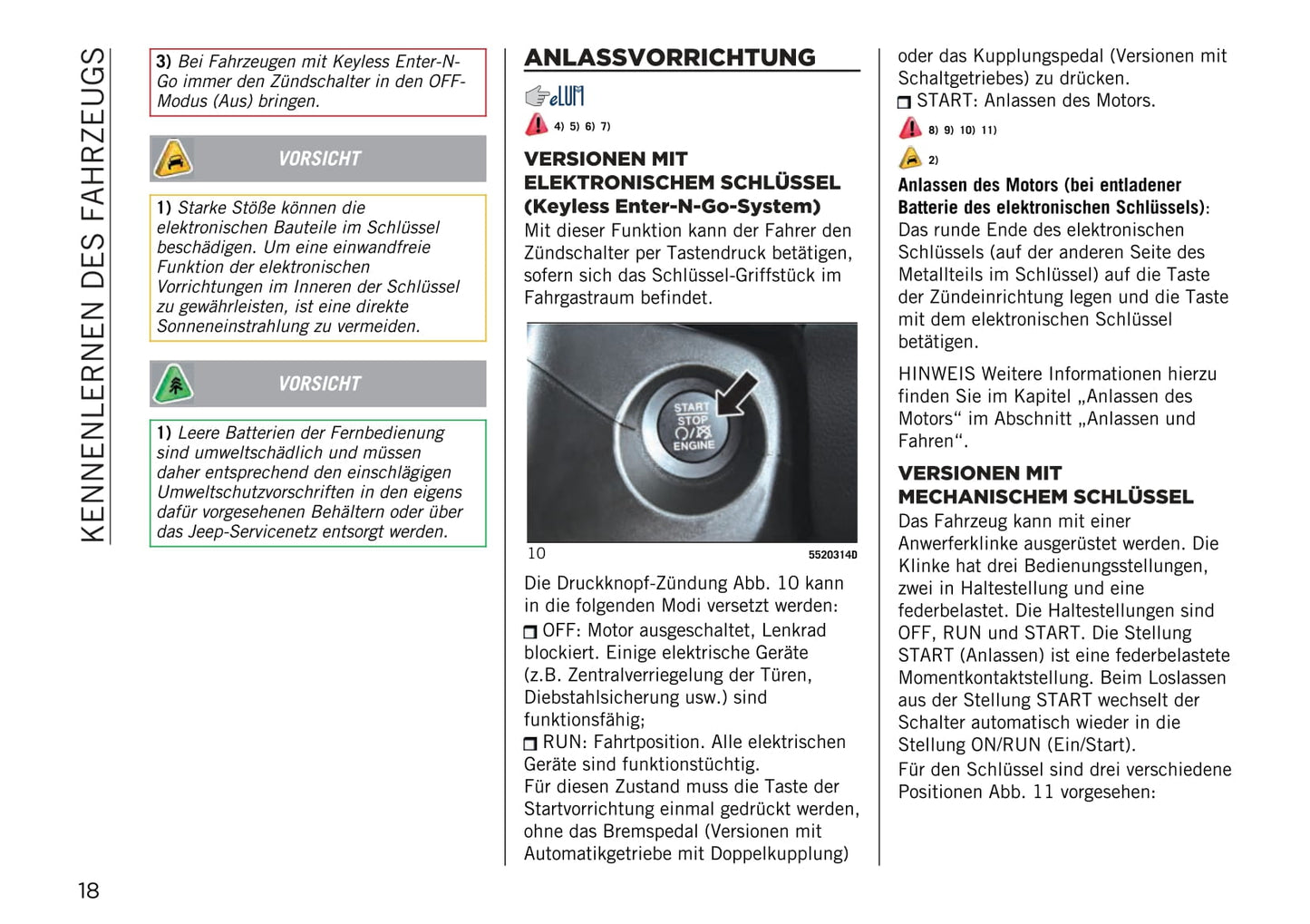 2020-2021 Jeep Compass Owner's Manual | German