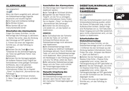 2020-2021 Jeep Compass Owner's Manual | German