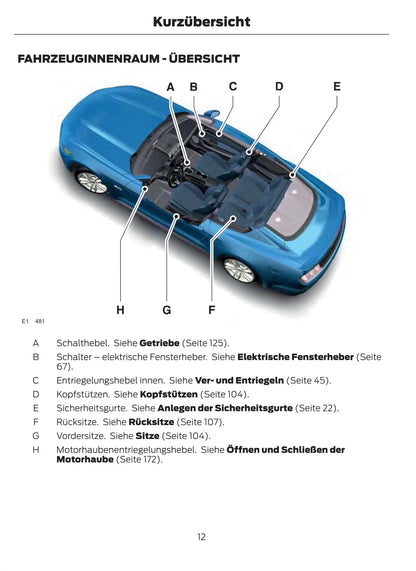 2015-2016 Ford Mustang Owner's Manual | German