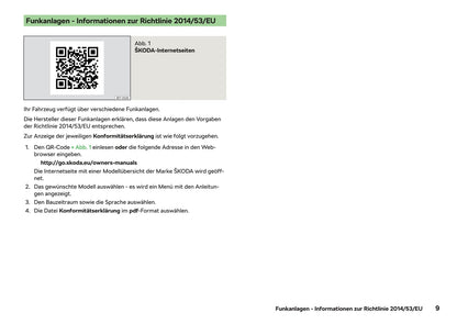 2017-2018 Skoda Octavia Owner's Manual | German