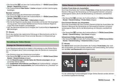 2017-2018 Skoda Octavia Owner's Manual | German