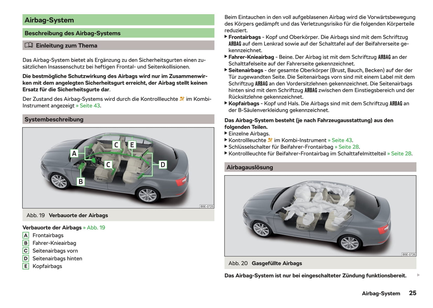 2017-2018 Skoda Octavia Owner's Manual | German