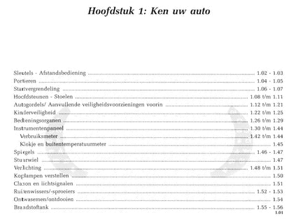 1998-1999 Renault Clio Owner's Manual | Dutch