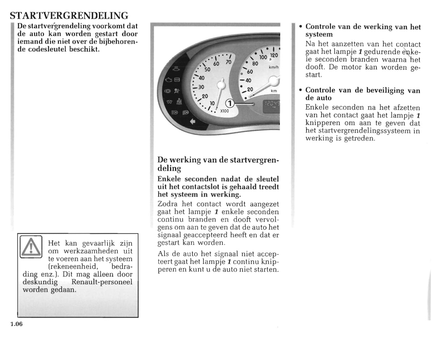 1998-1999 Renault Clio Owner's Manual | Dutch