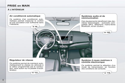 2011-2012 Peugeot 4007 Gebruikershandleiding | Frans