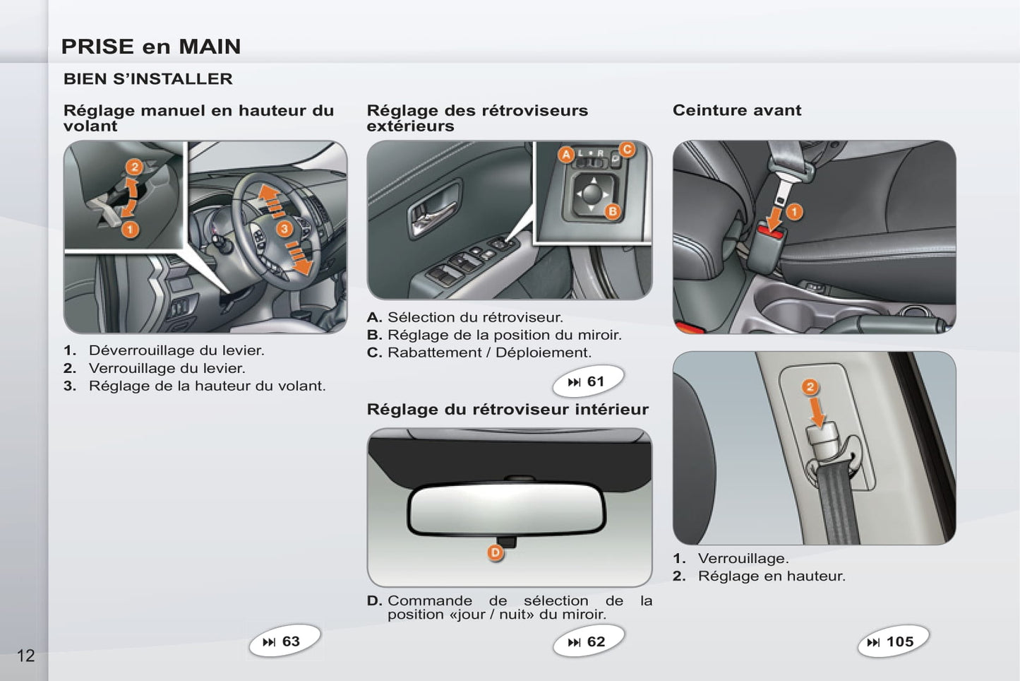 2011-2012 Peugeot 4007 Gebruikershandleiding | Frans