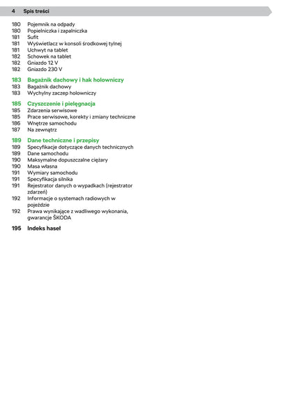 2019-2020 Skoda Superb iV Gebruikershandleiding | Pools