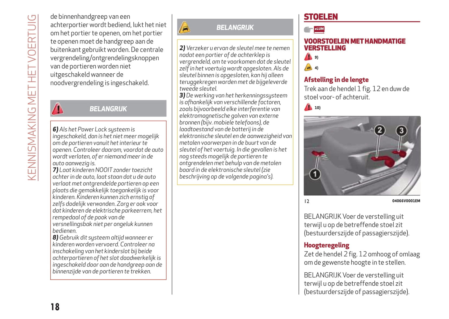 2017-2020 Alfa Romeo Stelvio Owner's Manual | Dutch