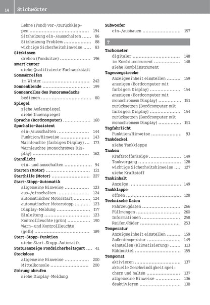 2014-2016 Smart Forfour Gebruikershandleiding | Duits