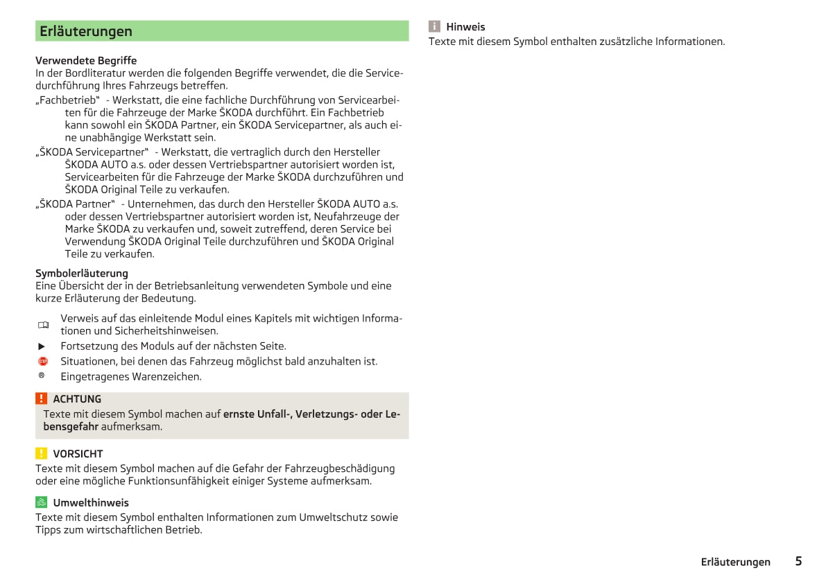 2012-2016 Skoda Citigo Bedienungsanleitung | Deutsch