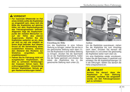 2010-2011 Kia Sportage Owner's Manual | German