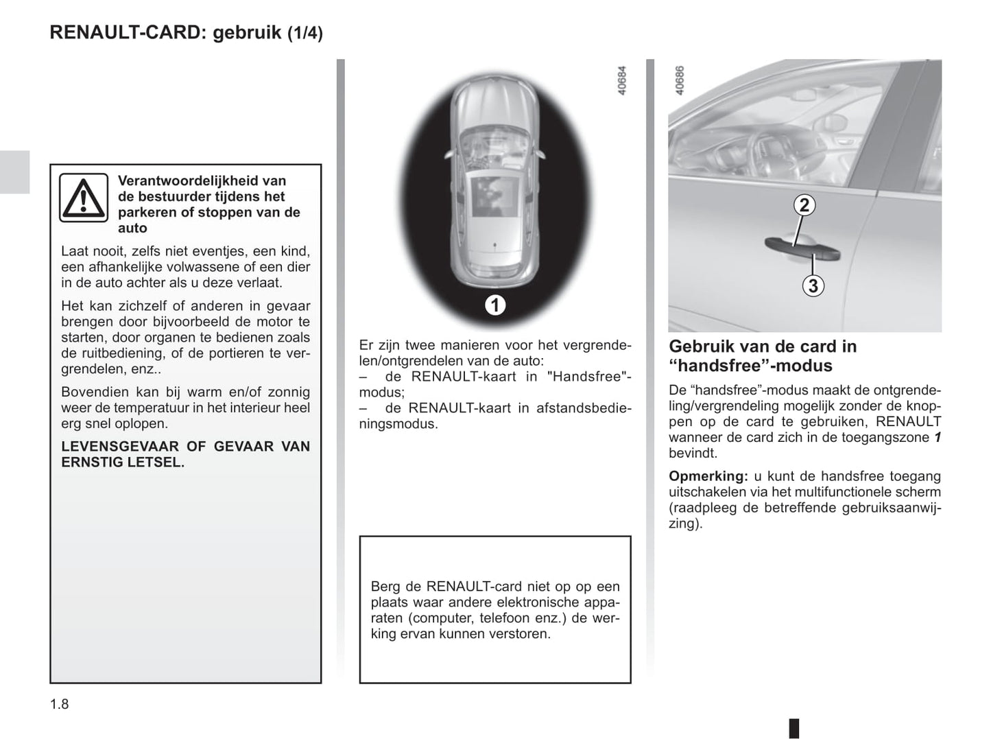 2016-2017 Renault Mégane Owner's Manual | Dutch