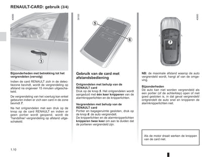 2016-2017 Renault Mégane Owner's Manual | Dutch