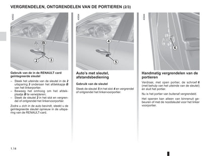 2016-2017 Renault Mégane Owner's Manual | Dutch