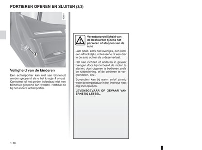 2016-2017 Renault Mégane Owner's Manual | Dutch