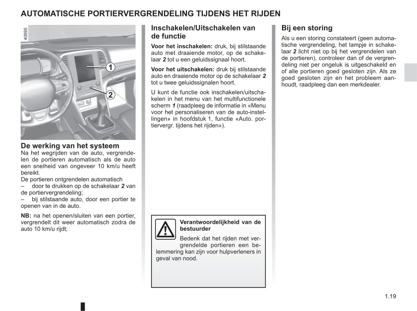 2016-2017 Renault Mégane Owner's Manual | Dutch