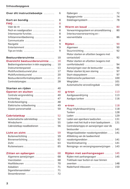 2016-2017 Audi A3/A3 Cabriolet/A3 Limousine/A3 Sportback/A3 Sportback e-tron/A3 Sportback g-tron/S3/S3 Cabriolet/S3 Limousine/S3 Sportback Owner's Manual | Dutch