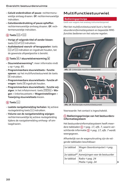 2016-2017 Audi A3/A3 Cabriolet/A3 Limousine/A3 Sportback/A3 Sportback e-tron/A3 Sportback g-tron/S3/S3 Cabriolet/S3 Limousine/S3 Sportback Owner's Manual | Dutch