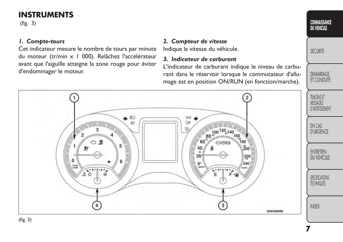 2014-2015 Fiat Freemont Owner's Manual | French