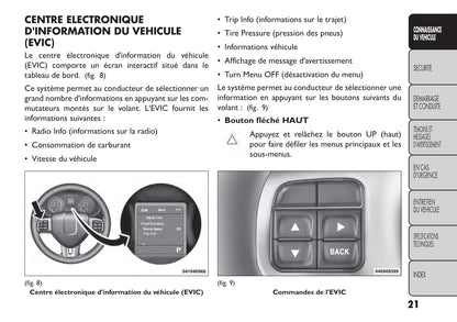 2014-2015 Fiat Freemont Owner's Manual | French