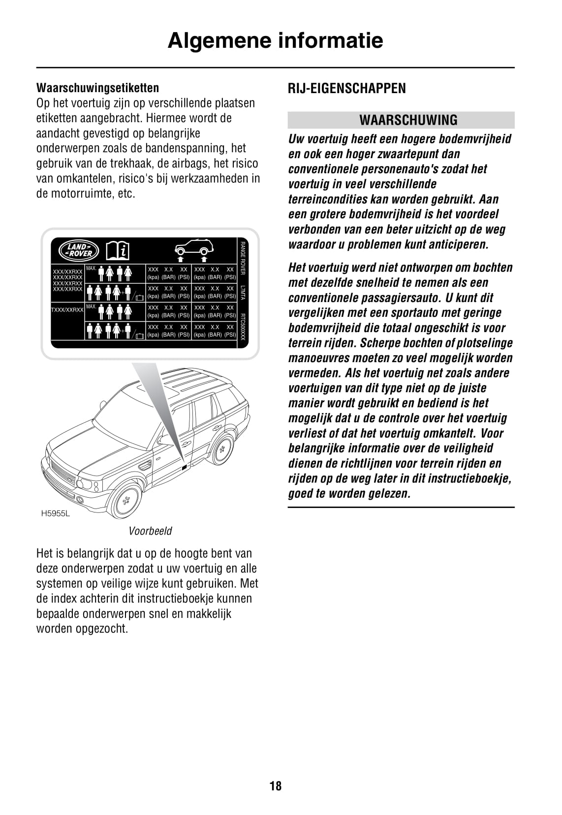 2003-2007 Land Rover Freelander Manuel du propriétaire | Néerlandais