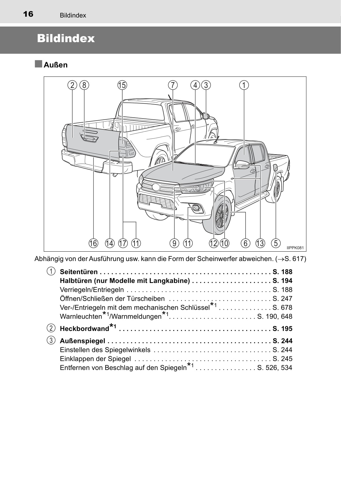 2019-2020 Toyota Hilux Owner's Manual | German