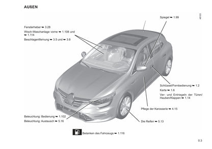 2021-2022 Renault Mégane Owner's Manual | German