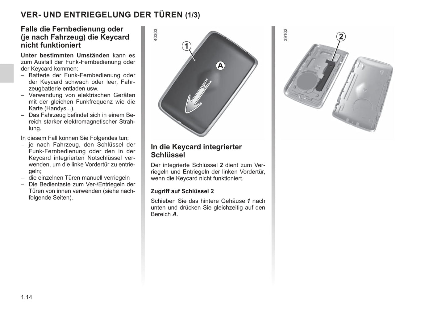 2021-2022 Renault Mégane Owner's Manual | German