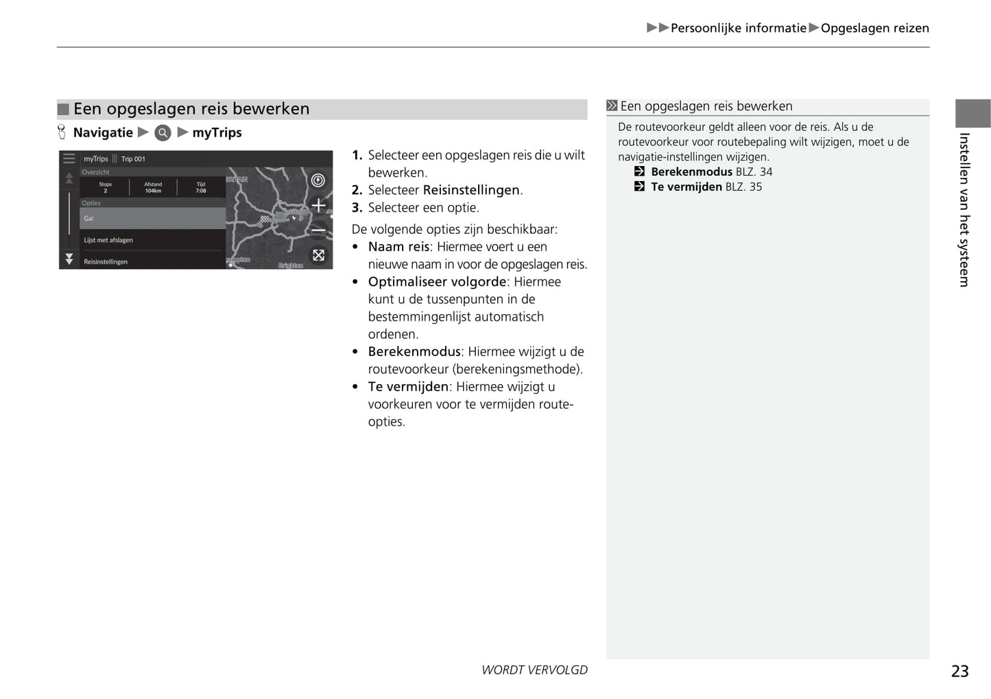 Honda e Navigatie Handleiding 2020 - 2023