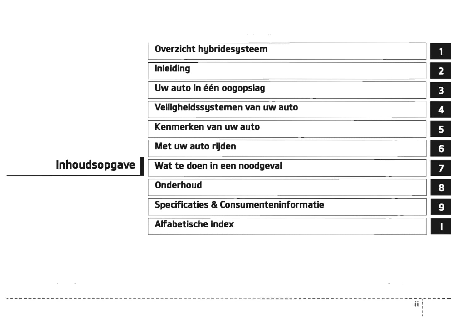 2019-2020 Kia Niro Hybrid/Niro Plug-in Hybrid Owner's Manual | Dutch