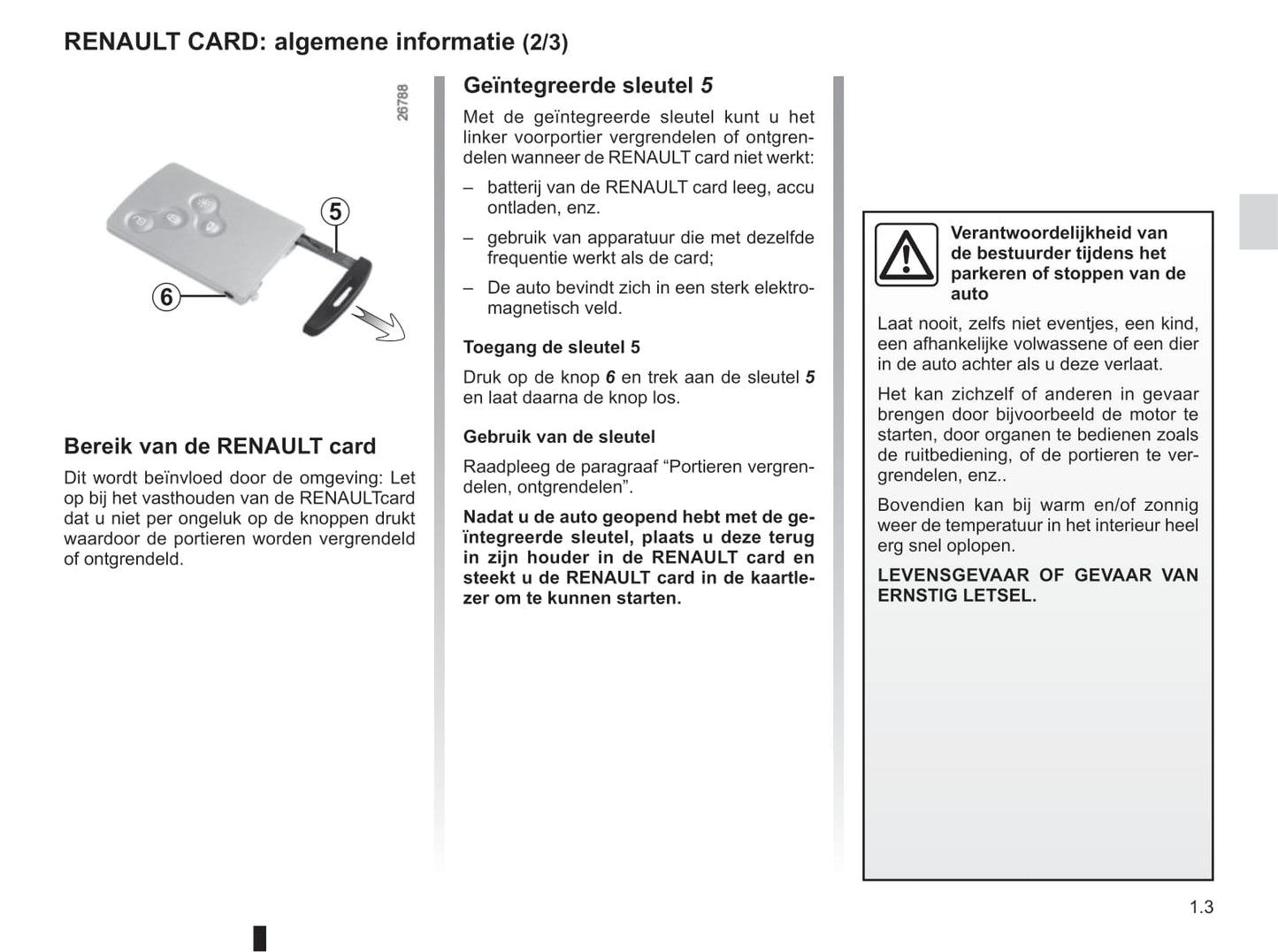 2016-2017 Renault Clio Owner's Manual | Dutch