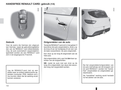 2016-2017 Renault Clio Owner's Manual | Dutch