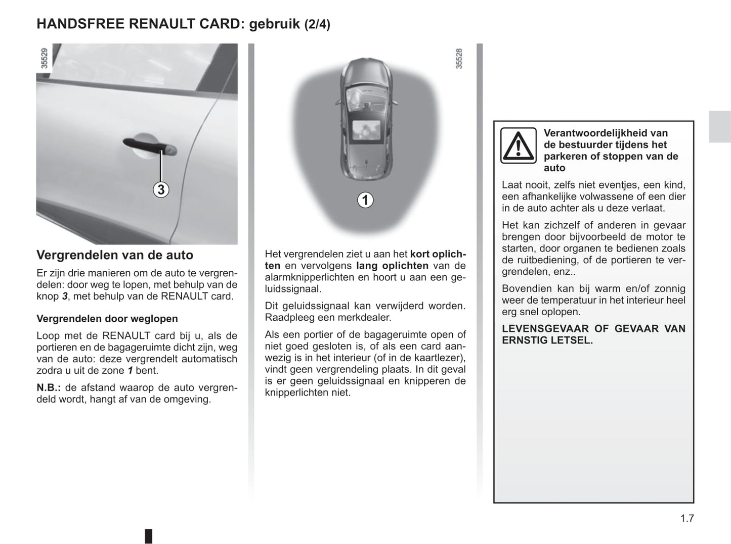 2016-2017 Renault Clio Owner's Manual | Dutch