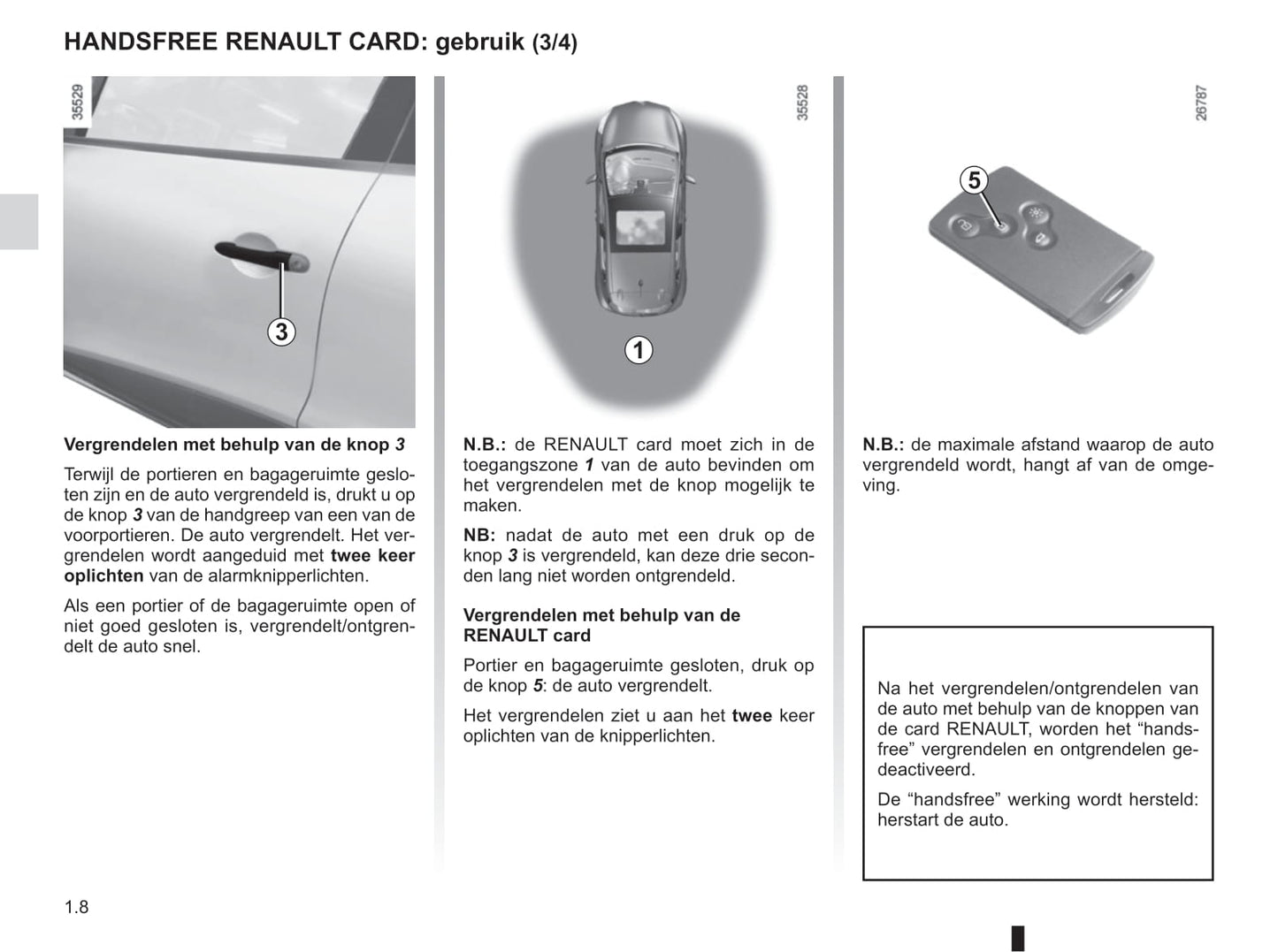 2016-2017 Renault Clio Owner's Manual | Dutch