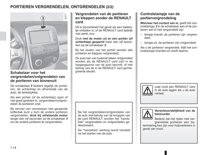 2016-2017 Renault Clio Owner's Manual | Dutch