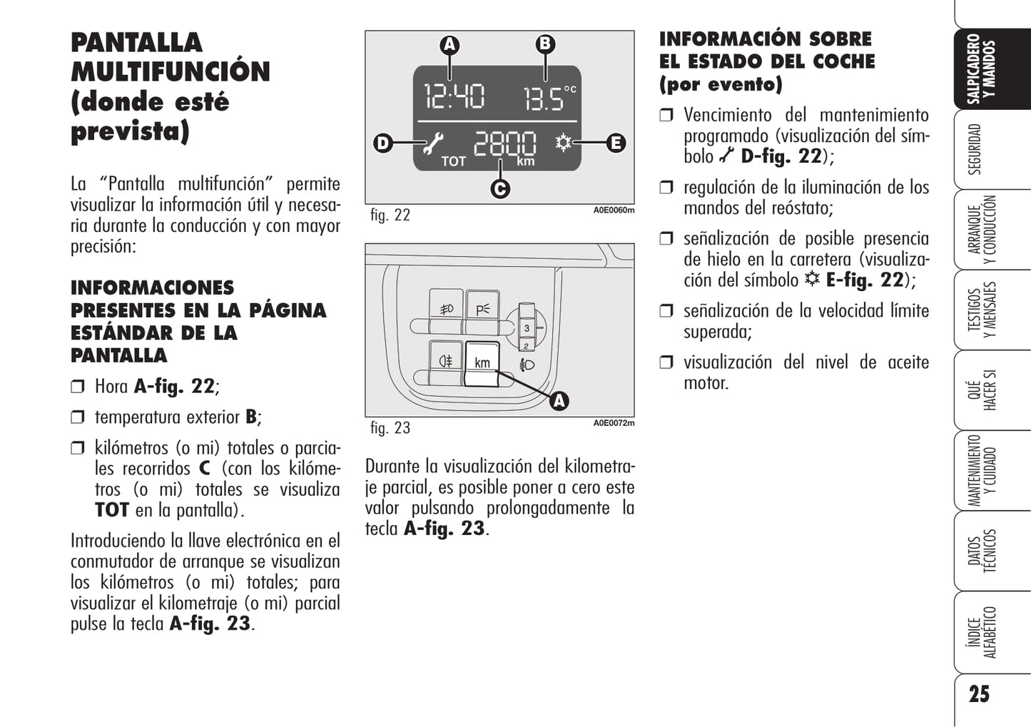 2005-2008 Alfa Romeo 159 Manuel du propriétaire | Espagnol