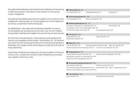 2020-2021 Honda e Bedienungsanleitung | Niederländisch