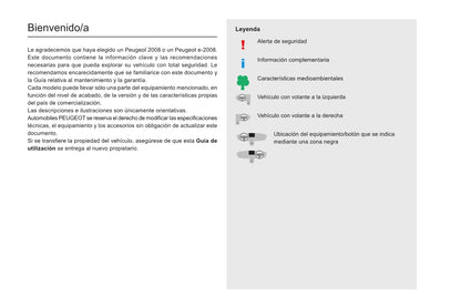 2020-2023 Peugeot 2008 / e-2008 Gebruikershandleiding | Spaans