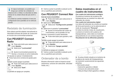 2020-2023 Peugeot 2008 / e-2008 Gebruikershandleiding | Spaans