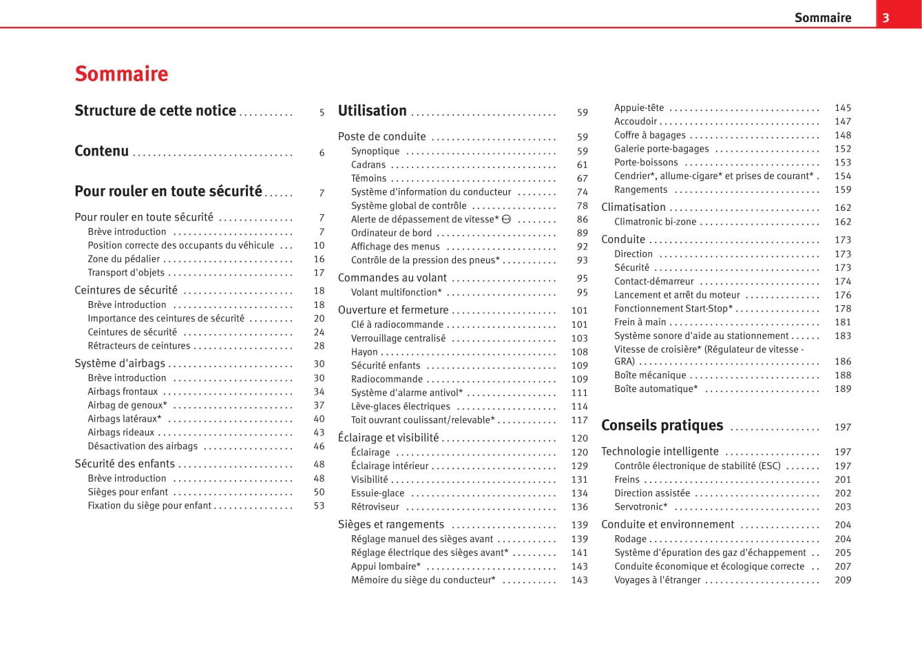 2013-2014 Seat Exeo Owner's Manual | French