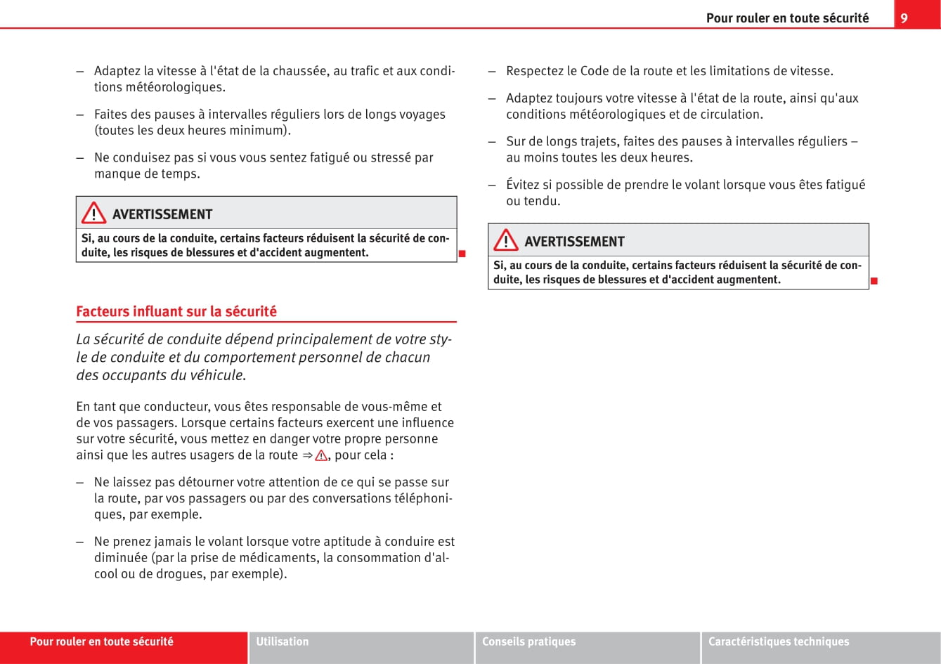 2013-2014 Seat Exeo Owner's Manual | French