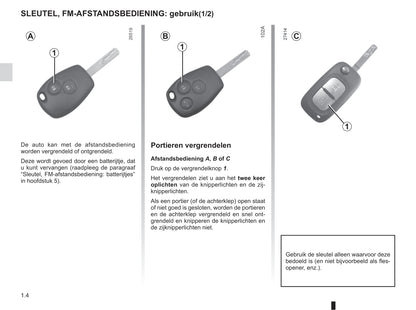 2016-2017 Renault Kangoo Owner's Manual | Dutch