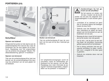 2016-2017 Renault Kangoo Owner's Manual | Dutch