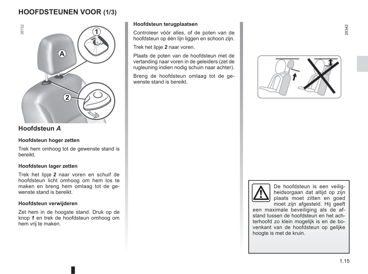 2016-2017 Renault Kangoo Owner's Manual | Dutch