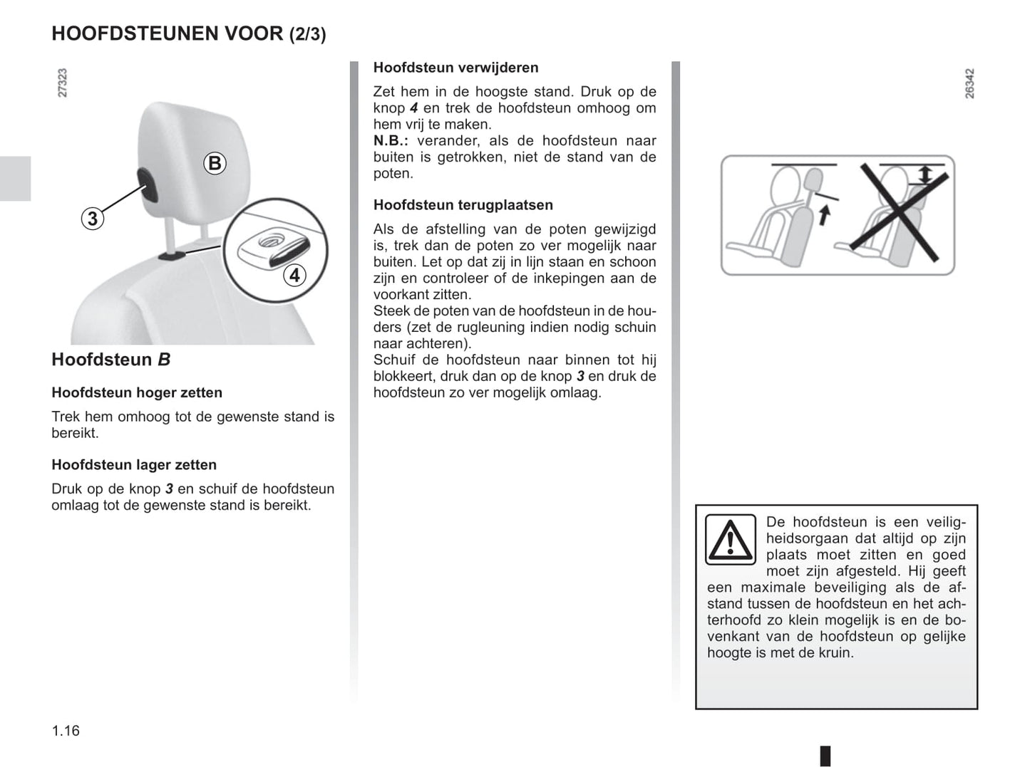 2016-2017 Renault Kangoo Owner's Manual | Dutch