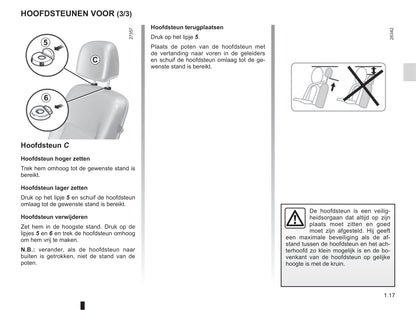 2016-2017 Renault Kangoo Owner's Manual | Dutch