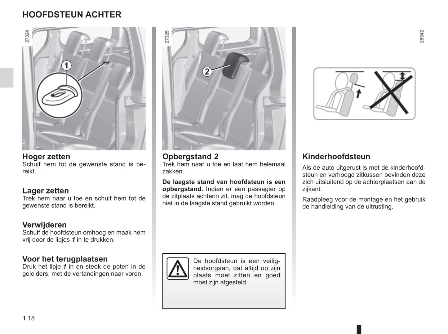 2016-2017 Renault Kangoo Owner's Manual | Dutch